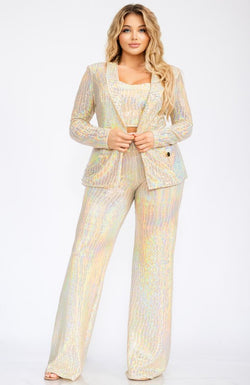 SEQUINS 3 PIECE BLAZER